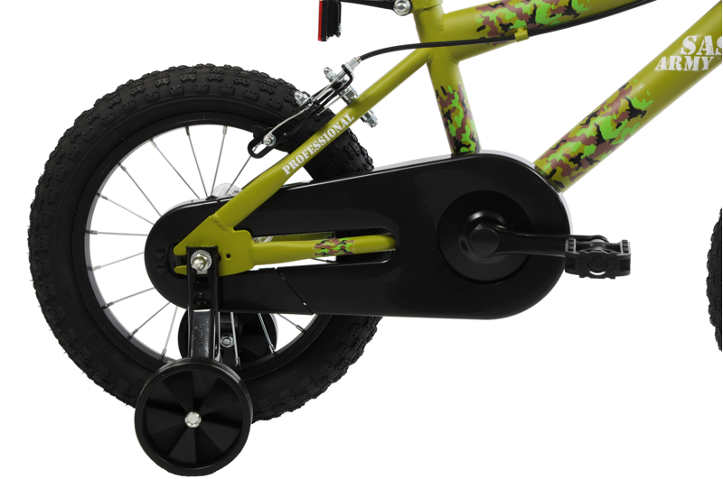 Professional SAS Army 12 Inch Wheel Kids Mountain Bike Green-4